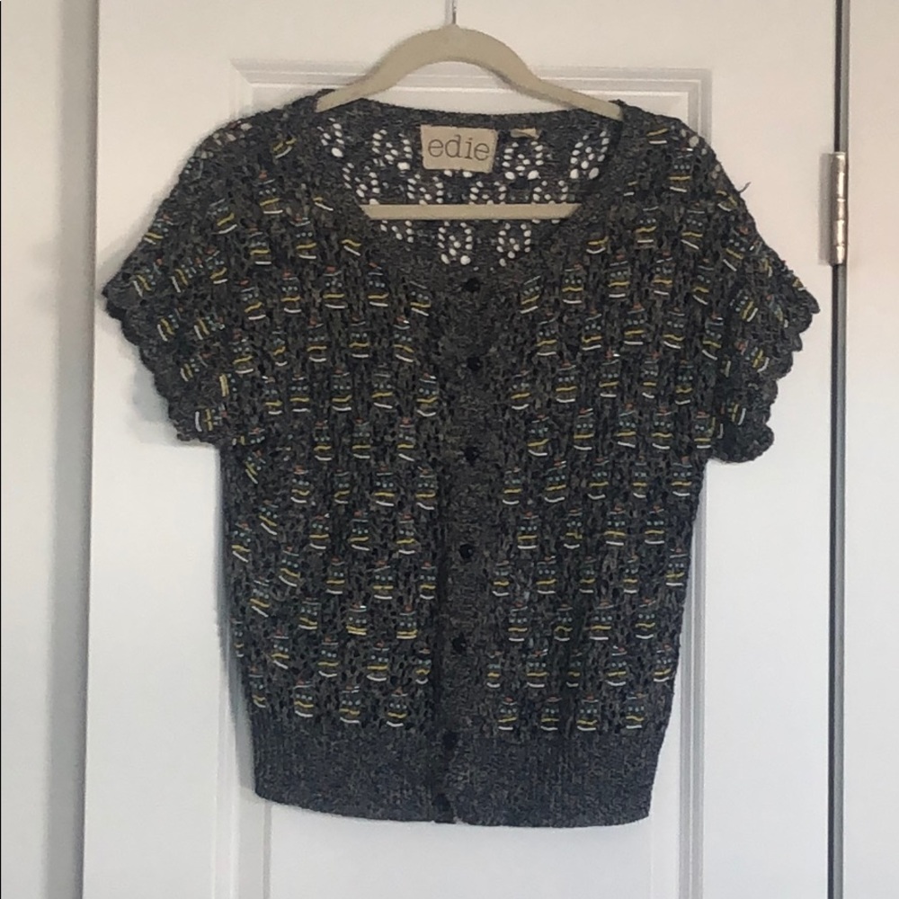 Anthropologie beaded cardigan